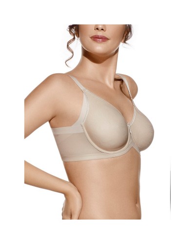 Reggiseno Frida Coppa D Con Ferretto E Tulle Incrociato Selene