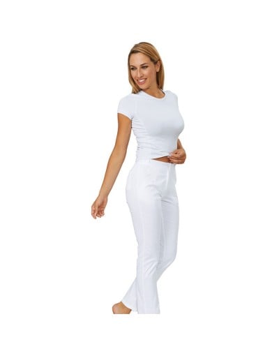Pantaloni Donna Cotone Elastico Siggi Tamara