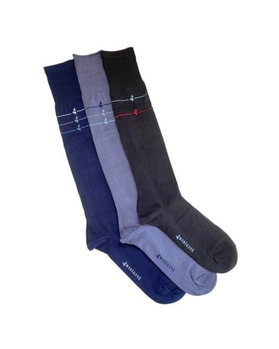 Calza Lunga Cotone Uomo Navigare Confezione 3 Paia