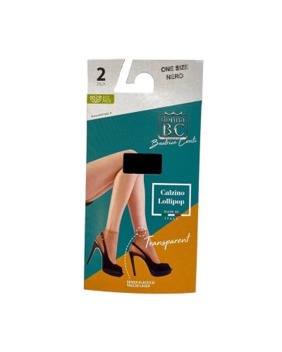 Calzino Donna Nylon Taglio Vivo BC Confezione 2 Paia