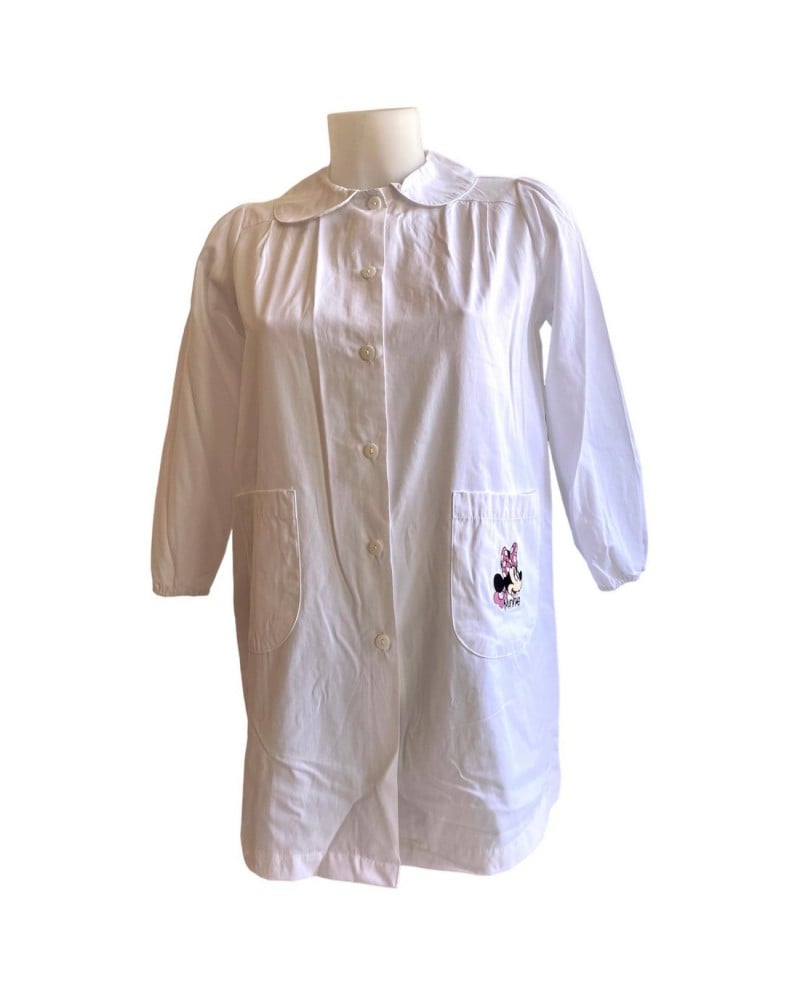 Grembiule Bimba Minnie Bianco Scuola Disney