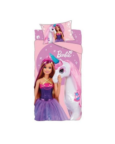 Lenzuolo Cotone Una Piazza Barbie
