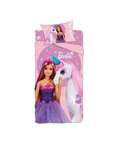 Lenzuolo Cotone Una Piazza Barbie
