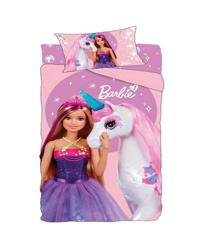 Lenzuolo Cotone Una Piazza Barbie