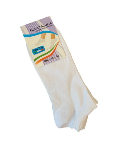 Calza Fantasmino Unisex New Day Filo Di Scozia Confezione 3 Paia