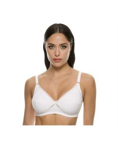 Reggiseno In Cotone Elastico Incrociato Senza Ferretto Spiman Mira