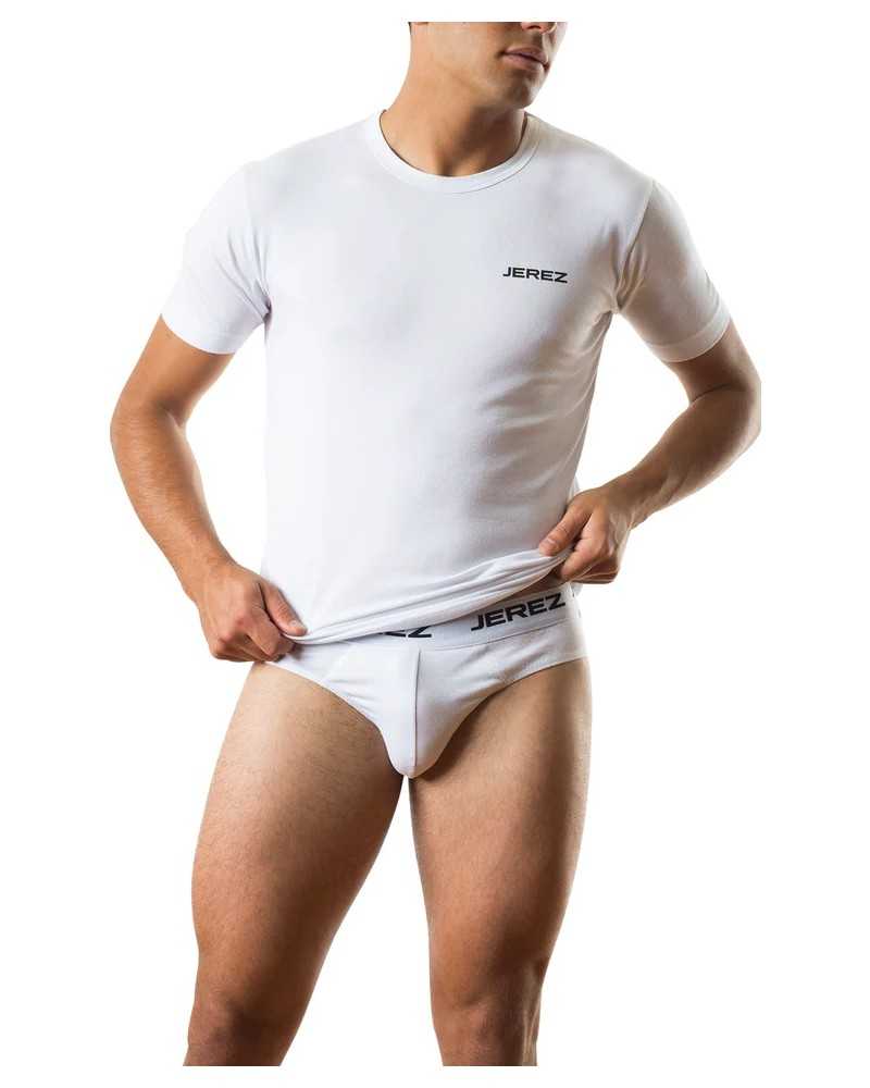 T-shirt Girocollo Cotone Bielastico Jerez