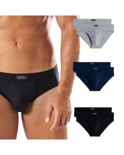 Slip Uomo Cotone Bielastico Liabel Confezione 3 Pezzi