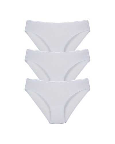Slip Donna Cotone Elastico Liabel Confezione 3 Pezzi