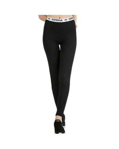 Leggings Donna Cotone Elastico Superga