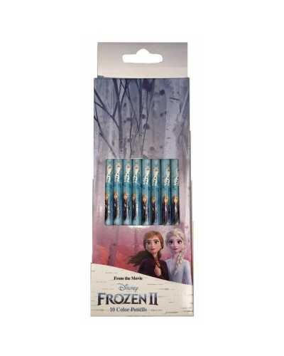 Matite Colorate Fronzen 2 Disney Confezione 10 Pezzi