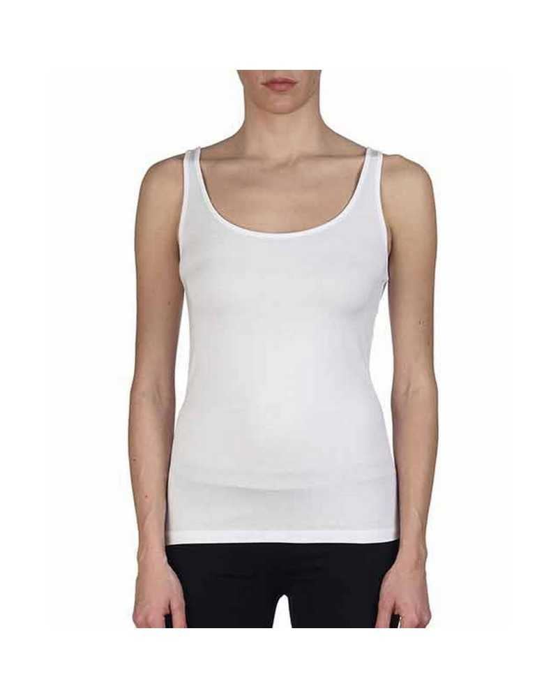 Canotta Donna Spalla Larga Cotone Bielastico Trendyntimo