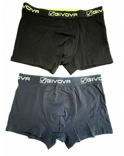 Boxer Givova Uomo Cotone Elasticizzato Confezione 6 Pezzi