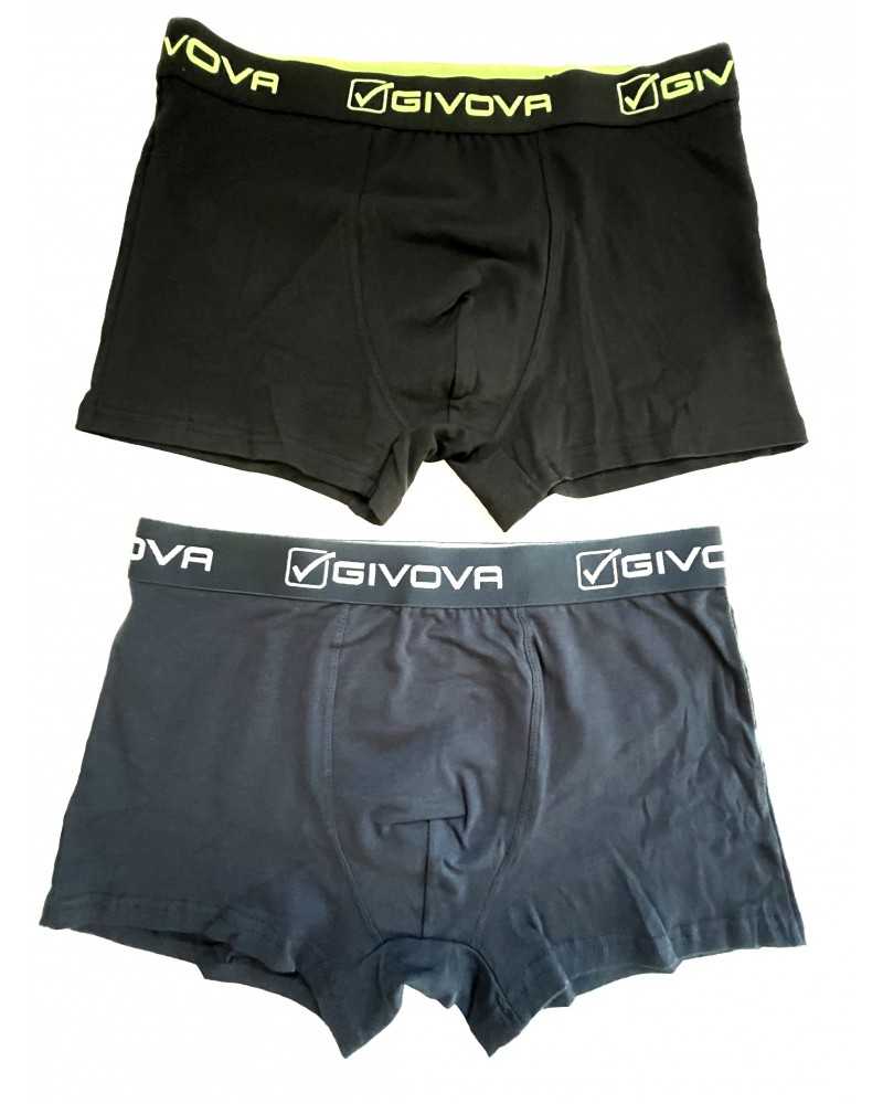 Boxer Givova Uomo Cotone Elasticizzato Confezione 6 Pezzi
