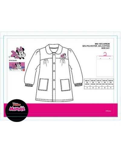 Grembiule Bimba Minnie Asilo Bianco