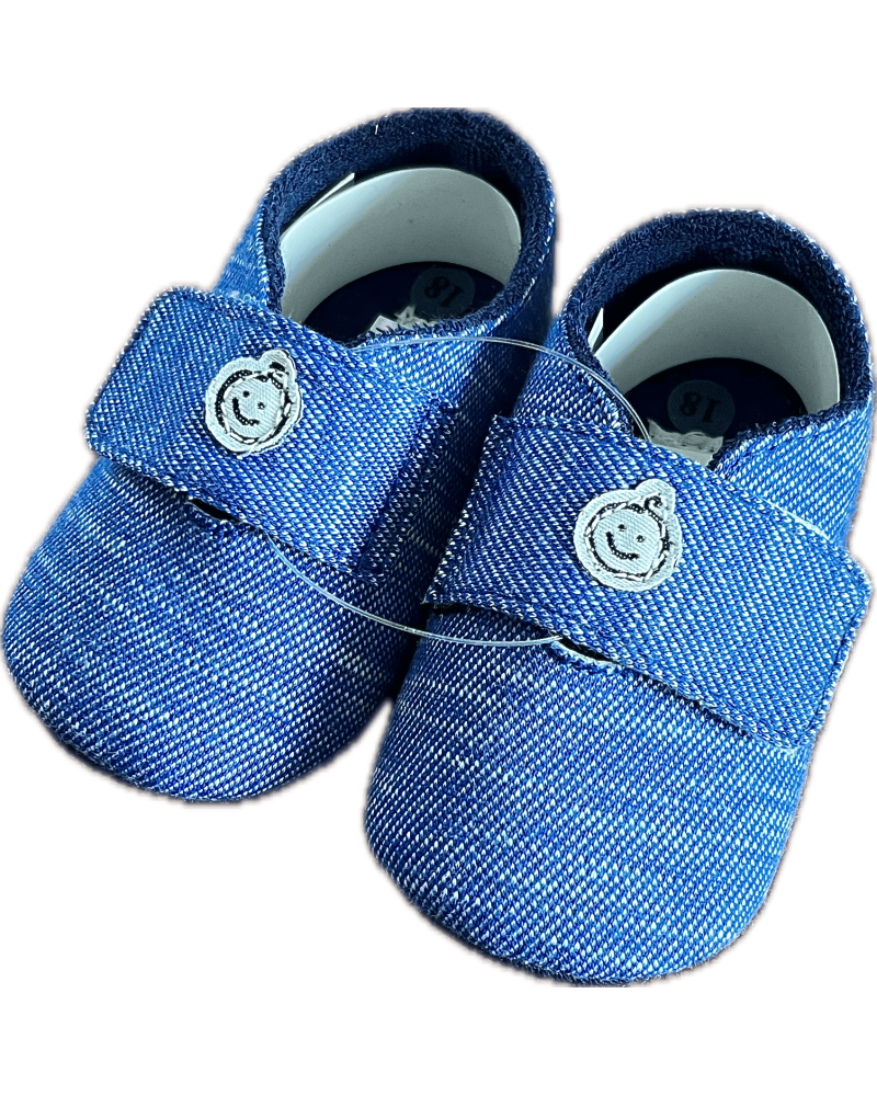 Scarpa in felpa Neonato Pastello