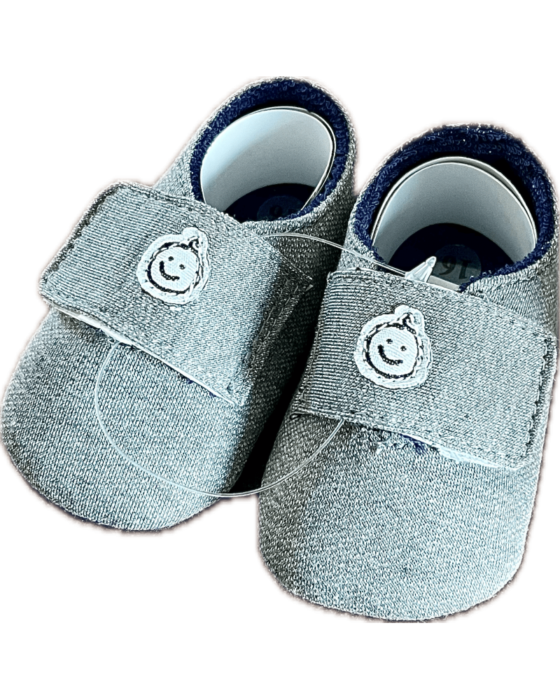 Scarpa in felpa Neonato Pastello