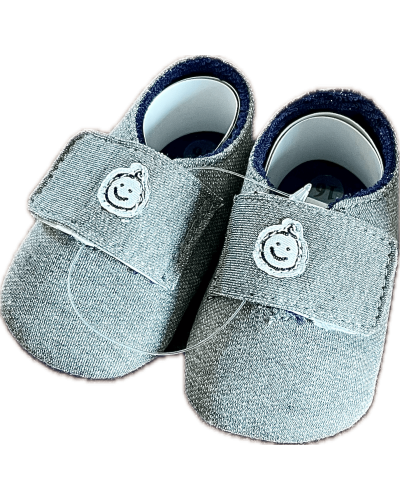 Scarpa in felpa Neonato Pastello