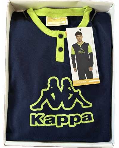 Pigiama Kappa uomo in caldo tessuto garzato