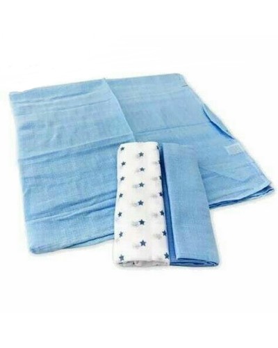 Quadrato Di Garza Nancy Baby In Cotone Confezione 3 pezzi
