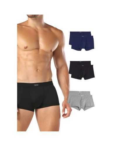 Boxer Uomo Cotone Bielastico Calibrato Liabel Confezione 3 Pezzi