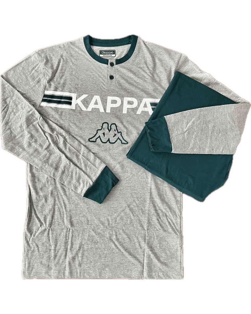 Pigiama Kappa uomo primaverile manica lunga in cotone Pigiama Kappa uomo primaverile manica lunga in cotone