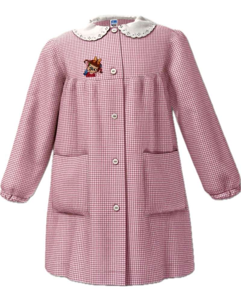 Grembiule Bimba Asilo Siggi Rosa Quadri