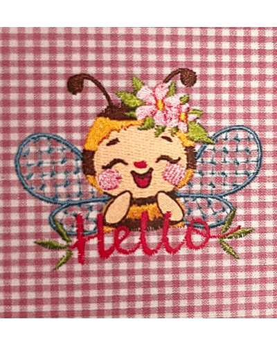 Grembiule Bimba Asilo Siggi Rosa Quadri