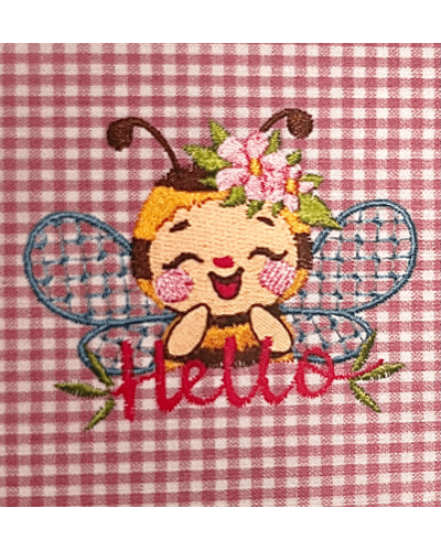 Grembiule Bimba Asilo Siggi Rosa Quadri