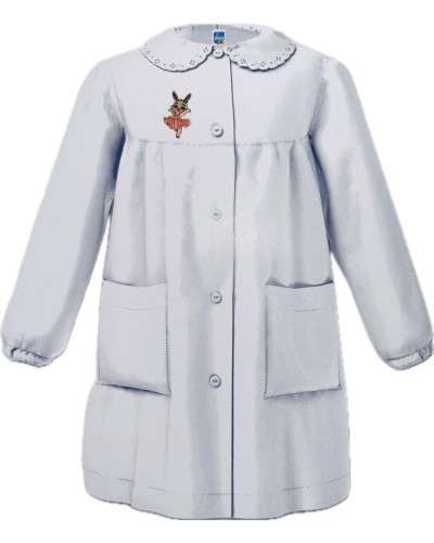 Grembiule Bimba Asilo Siggi Bianco
