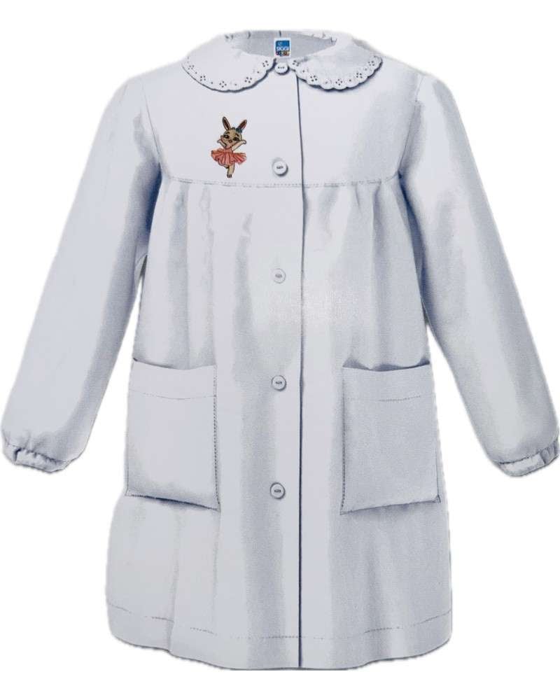 Grembiule Bimba Asilo Siggi Bianco