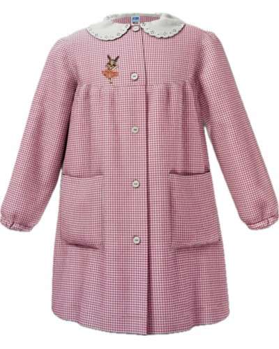 Grembiule Bimba Asilo Siggi Rosa Quadri