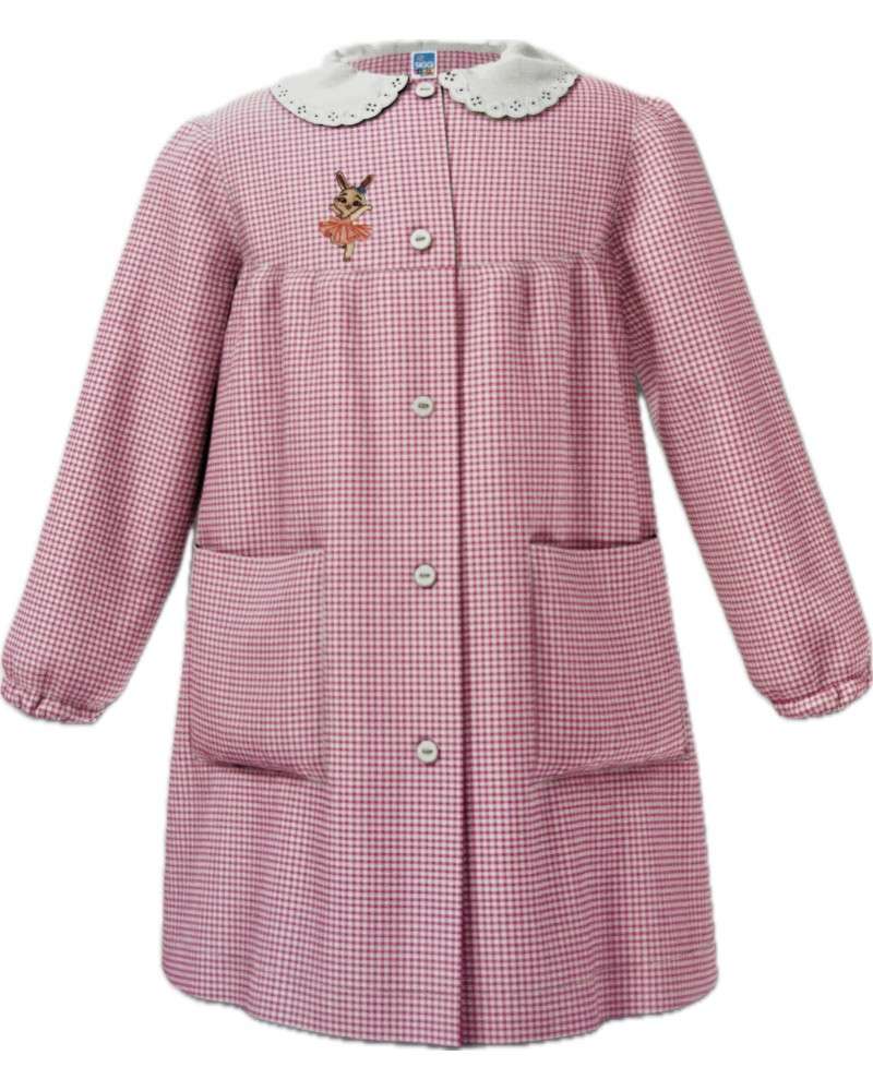 Grembiule Bimba Asilo Siggi Rosa Quadri