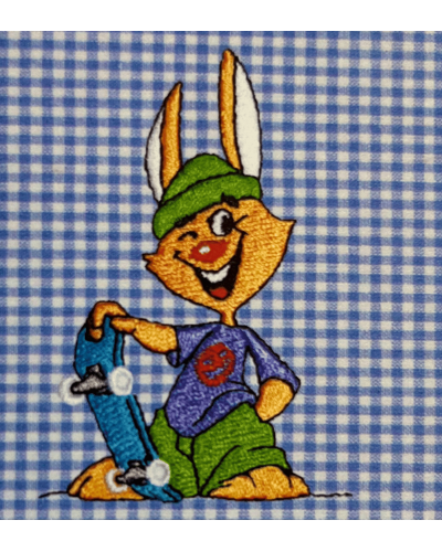 Grembiule Bimbo Asilo Siggi Azzurro Quadri