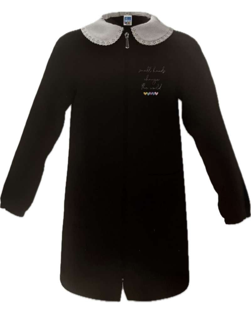 Grembiule Bimba Scuola Siggi Nero