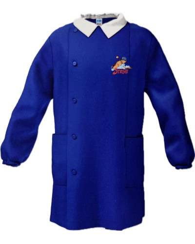 Grembiule Bimbo Scuola Siggi Azzurro c/bott.