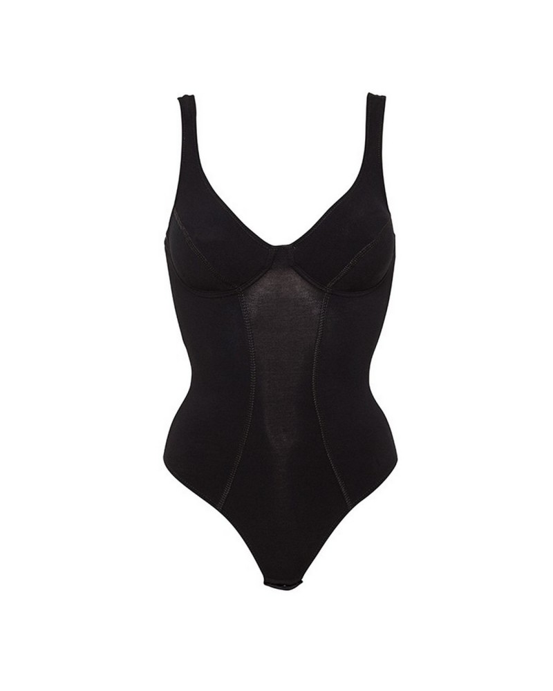 Body Donna Lormar Fitness In Cotone Elasticizzato