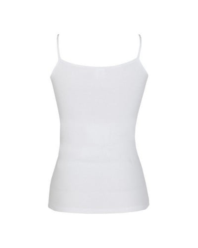 Canottiera Bimba Pierre Cardin Spalla Stretta In Cotone Bielastico