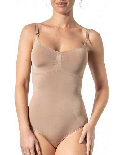 Risalti Body Modellante Spallino Regolabile - Intimo Contenitivo, Guaina Contenitiva, Shapewear Bodysuit Donna - Made in Italy