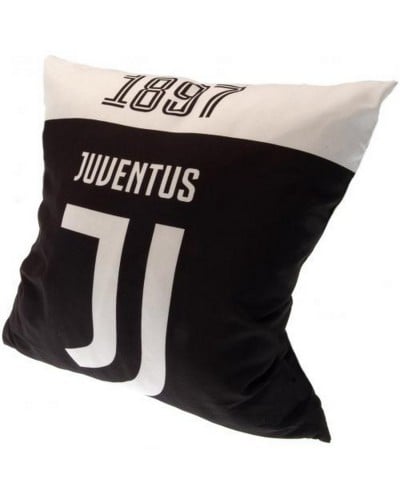Cuscino Juventus con logo ufficiale stampa 3D fronte e retro