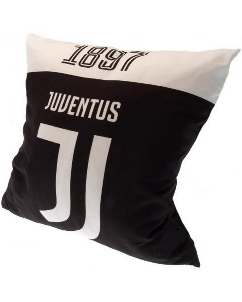 Cuscino Juventus con logo ufficiale stampa 3D fronte e retro