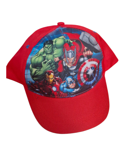 Cappellino Bambino Avengers Rosso
