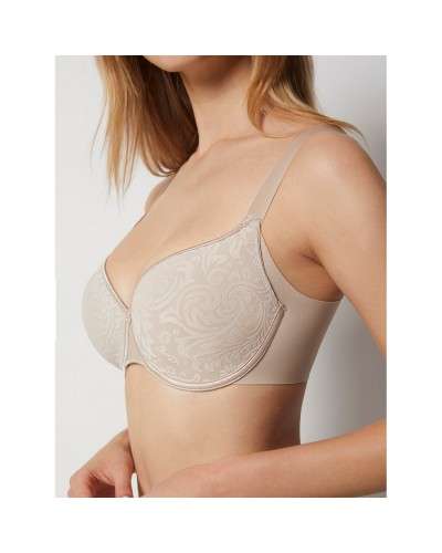 SELENE Morella Reggiseno Contenitivo con Ferretto e Fianchi Alti Modellanti cup C