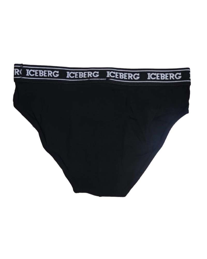 ICEBERG Slip Uomo in Cotone Elasticizzato Tripack Nero - Conf. da 3 pz ICEBERG Slip Uomo in Cotone Elasticizzato Tripack Nero - Conf. da 3 pz