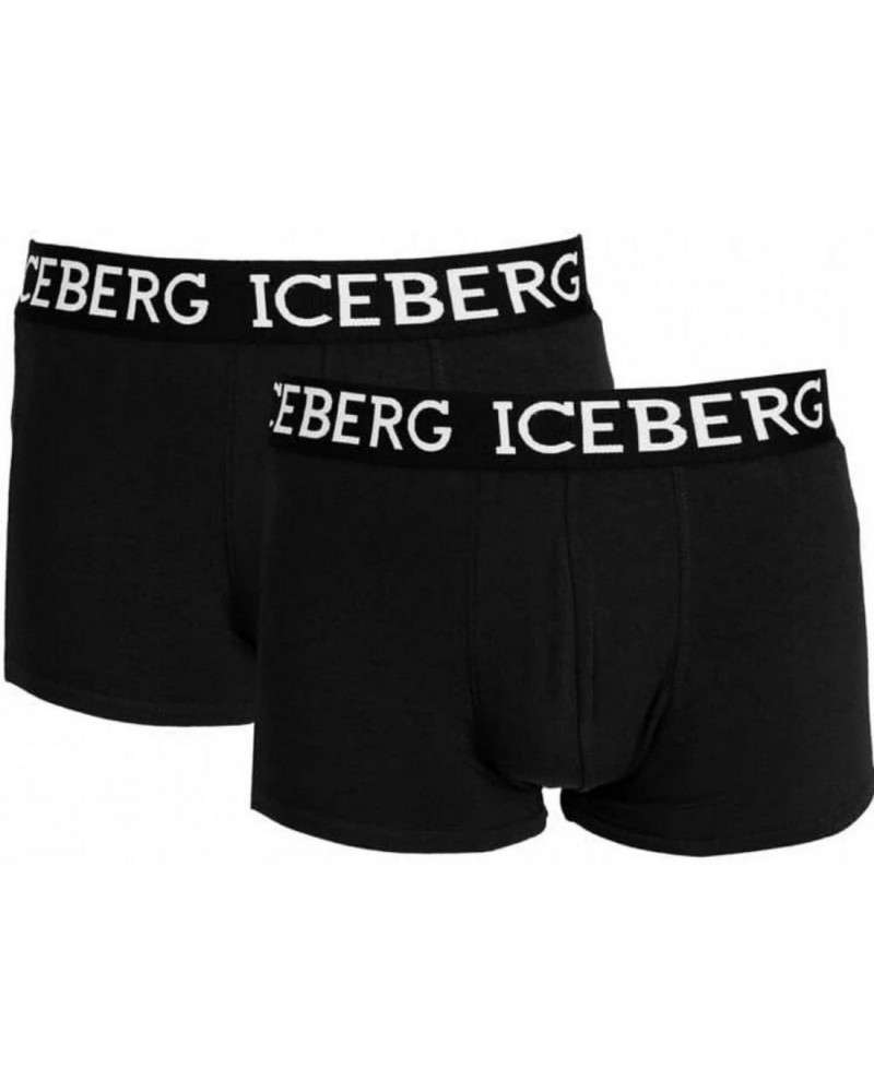 ICEBERG Boxer Uomo Tripack in Cotone Elasticizzato Nero - Conf. da 3 pz ICEBERG Boxer Uomo Tripack in Cotone Elasticizzato Nero - Conf. da 3 pz