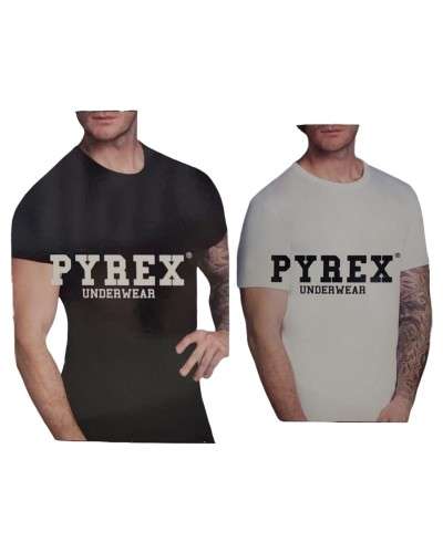 T-Shirt Uomo Girocollo Pyrex Underwear in Cotone Bielastico - PG30