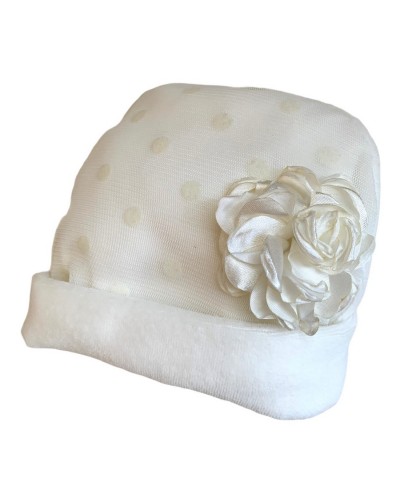 Parure Neonata Cappello e Scarpette In Ciniglia Hophoplà