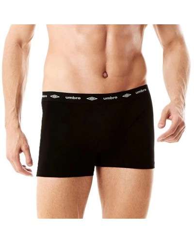 Boxer Uomo Umbro Cotone Elasticizzato Elastico Esterno Confezione 6 Pezzi