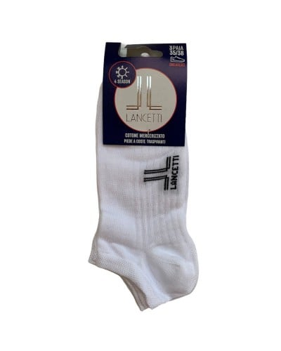 Fantasmino Unisex In Filo di Scozia Lancetti 4 Stagioni Confezione 3 Paia