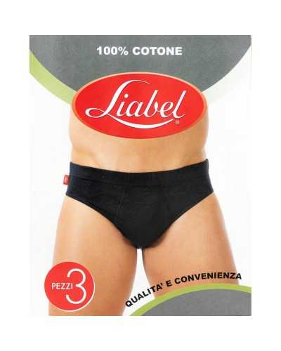 Slip Uomo Calibrato Cotone 100% LIABEL Confezione 6 pz - art. LS459
